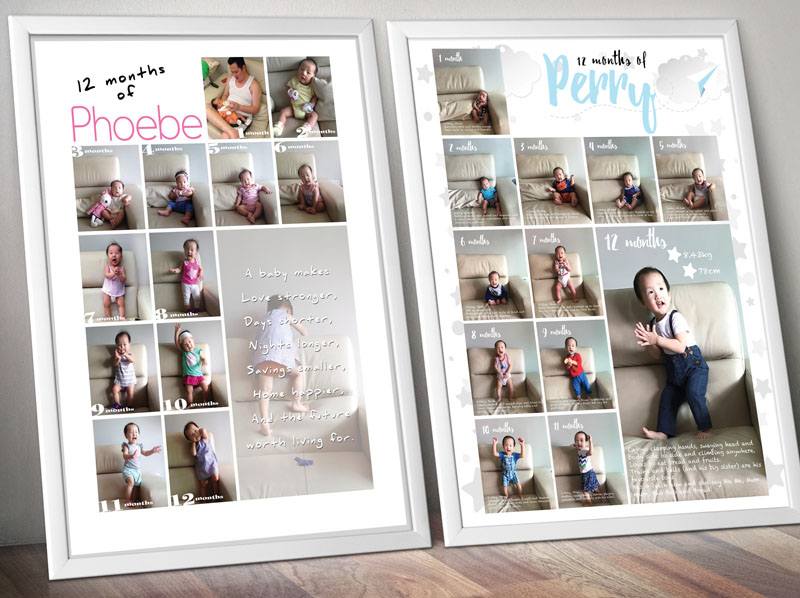Designs of Personalized Boards for Children's 1 year old birthday and other occasions